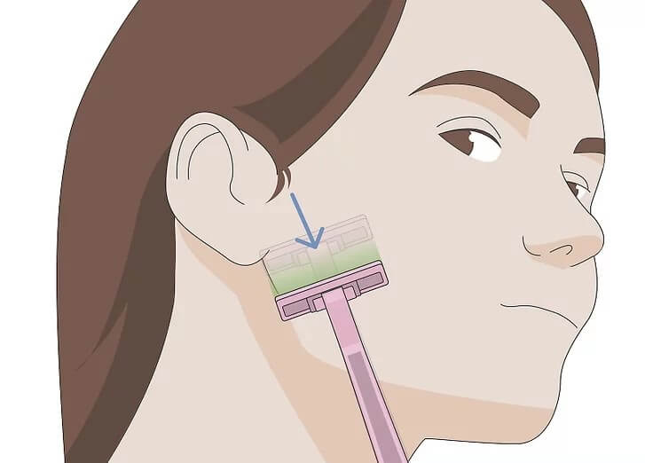 Hướng dẫn cách cạo lông mặt cho nữ tại nhà